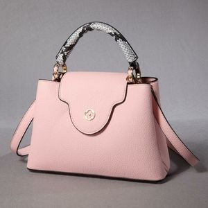 Authentic Louis Vuitton Capucines PM Pink Handbag